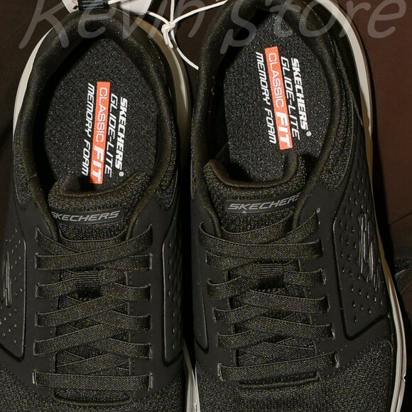 2 Pairs- Blue+Black- Skechers Men's Glide Lite Pacer Shoe. Price for 2. - Picture 14 of 14